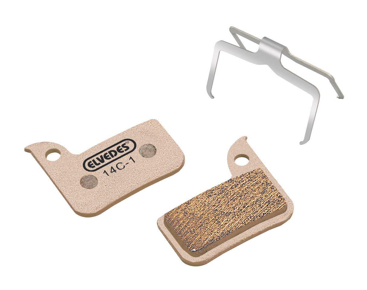 Elvedes SRAM Level TL/Avid DB1/DB3 remblokken Cycle/MTB/E-Bike/MTB/straat volwassenen, unisex, zwart, standaard