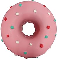 Vista 3 de Juguete de perro de látex Donut (azul)