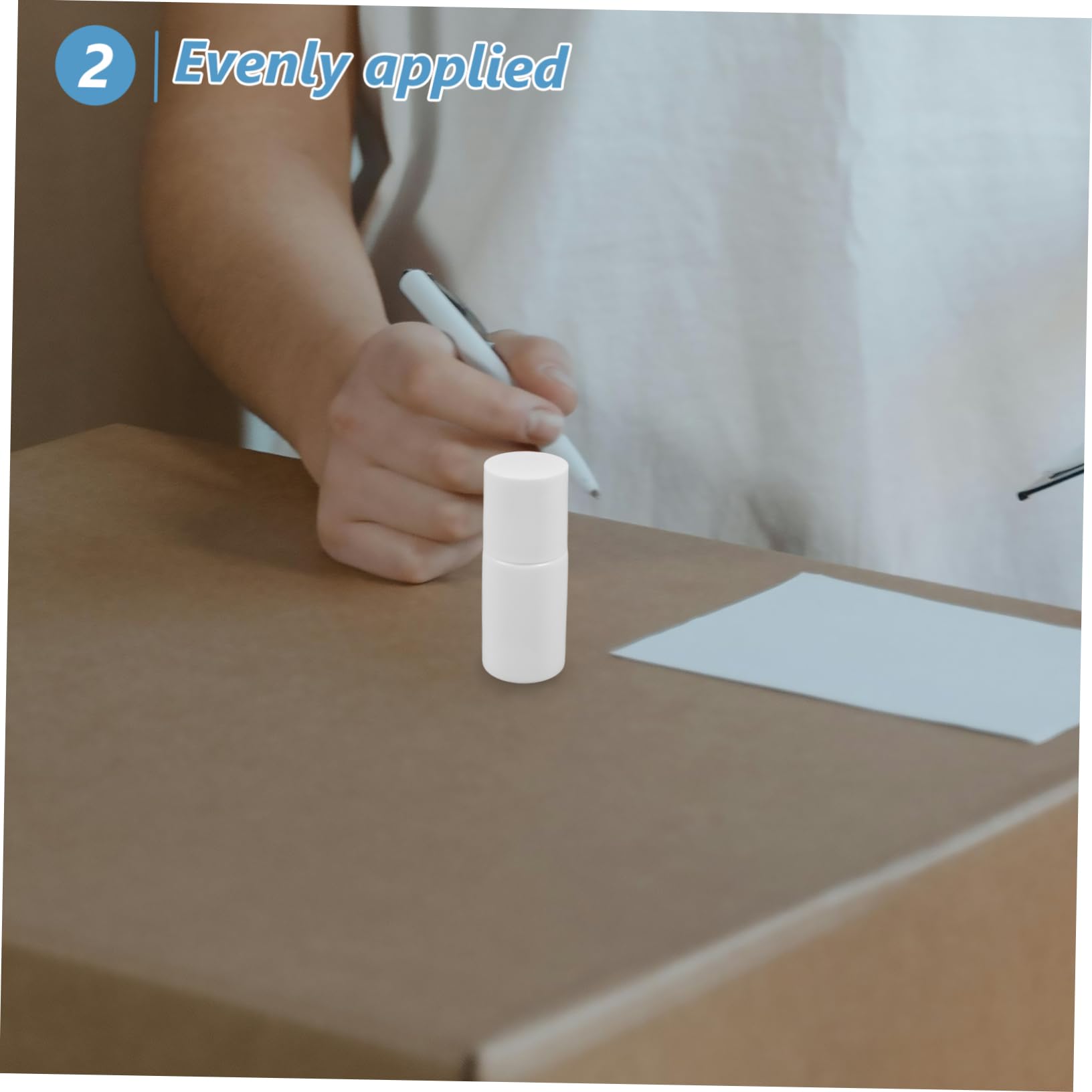 HEALLILY 6 flaconi vuoti con applicatore in spugna per liquidi, riutilizzabili, colla e per capelli, design compatto, ideale per viaggi, applicazione uniforme con plastica