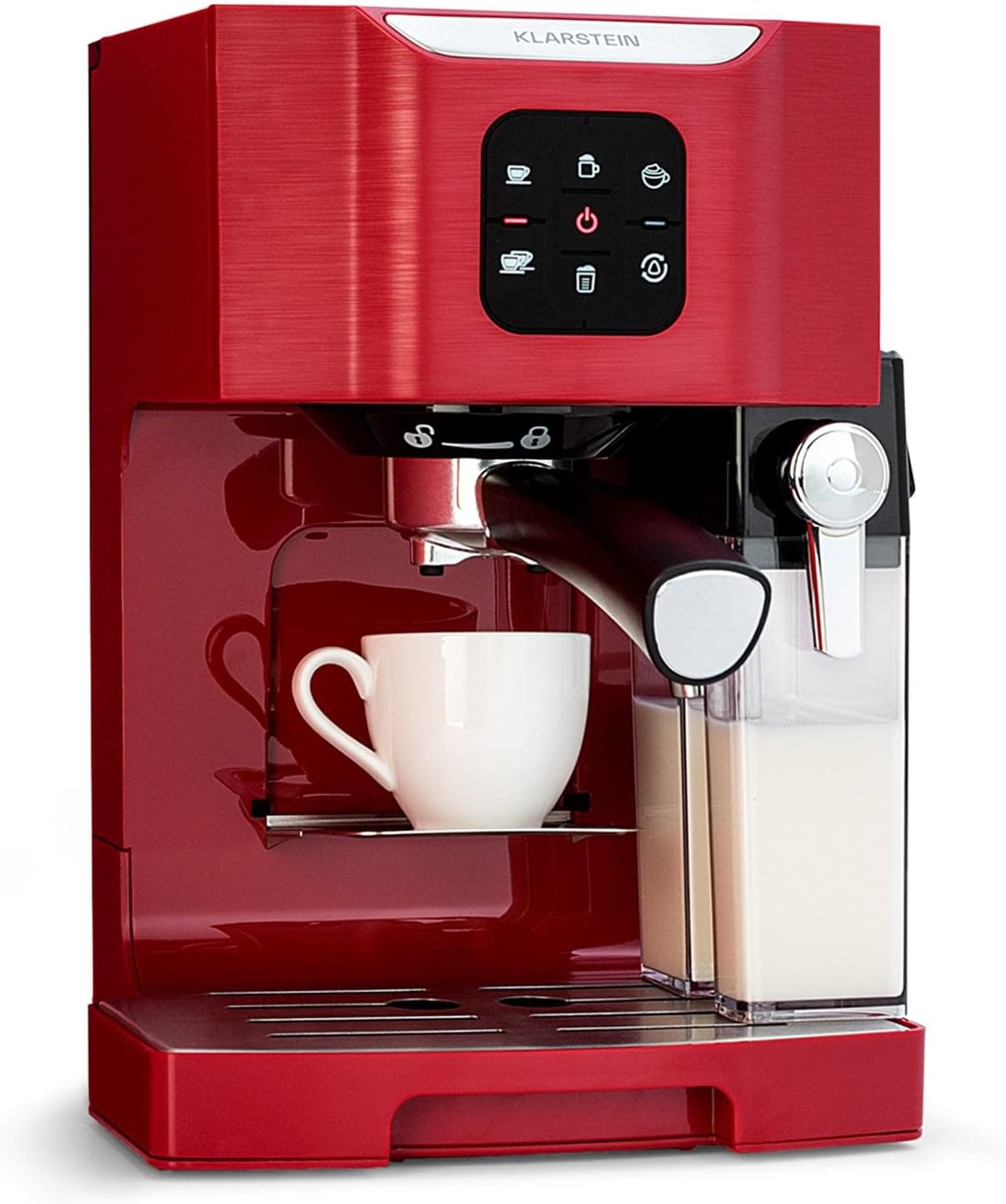 Klarstein 1.4L Coffee Machines with Milk Frother, 20 Bar Espresso