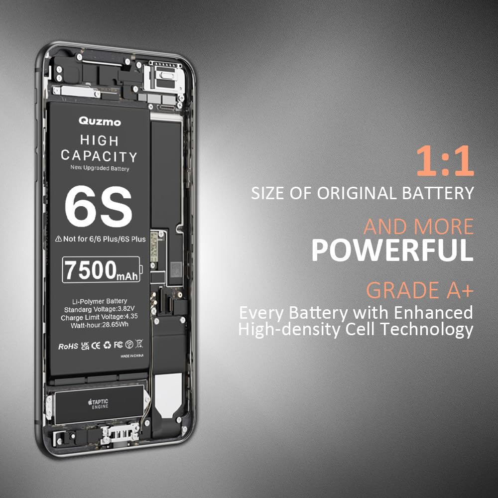 Iphone 6s Battery Capacity 6s Battery Iphone 6s Plus Max Charging