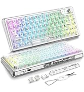 Amazon | A.JAZZ x ATTACK SHARK K75 有線 ゲーミングキーボード 白軸