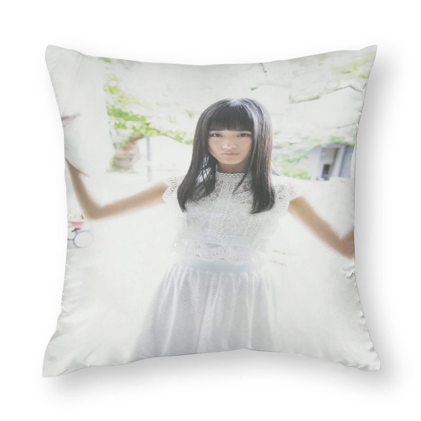 Amazon Co Jp ポリエステル枕カバー 河田陽菜 抱きしめる枕カバー ソファー カバー 両面印刷枕カバー クッションカバー 正方形 45cm 45cm ソファー オフィス 車 インテリア 人気 柔軟 おしゃれ 背当て 部屋 装飾 インテリア シンプル 両面 枕カバー ファション Home