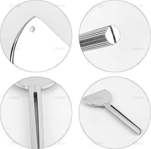 Miniatura 3 de AUEAR, Exprimidor de pasta de dientes de acero inoxidable, exprimidor de llaves, exprimidor de plata, para el hogar, pasta de dientes, tinte para el