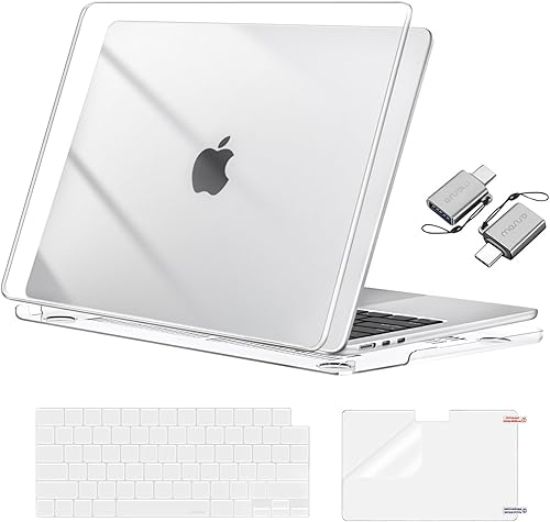 MOSISO Funda compatible con MacBook Air de 15 pulgadas 2026 2025 2024 2023 M4 A3241 M3 A3114 M2 A2941 con pantalla de retina líquida Touch ID,