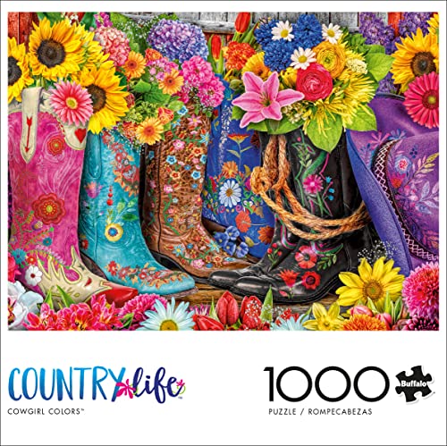 Buffalo Games - Lars Stewart - Cowgirl Colors - 1000 Piece Jigsaw Puzzle for Adults -Challenging Puzzle Perfect for Game Nights - Finished Size is 26.75 x 19.75 - Image 3