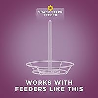 Vista 4 de Audubon Park Nut & Fruit Snack Stack Wild Bird Food, Bird Seed Cake for Outside Feeders, 6-Pack