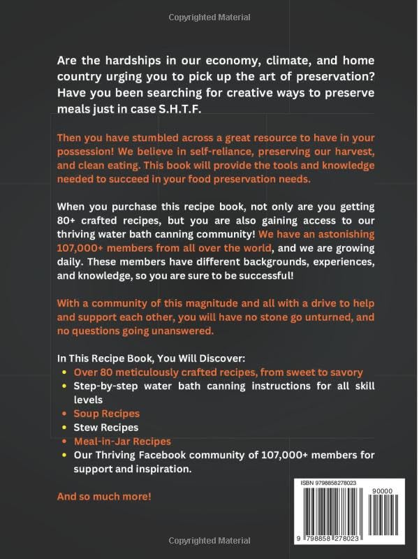 Miniatura 2 de The Advance Water Bath Canning Recipe Book Part 2 Easy Water Bath Canning Techniques that Preserve Traditions with Fresh and Savory Meals-in-Jars