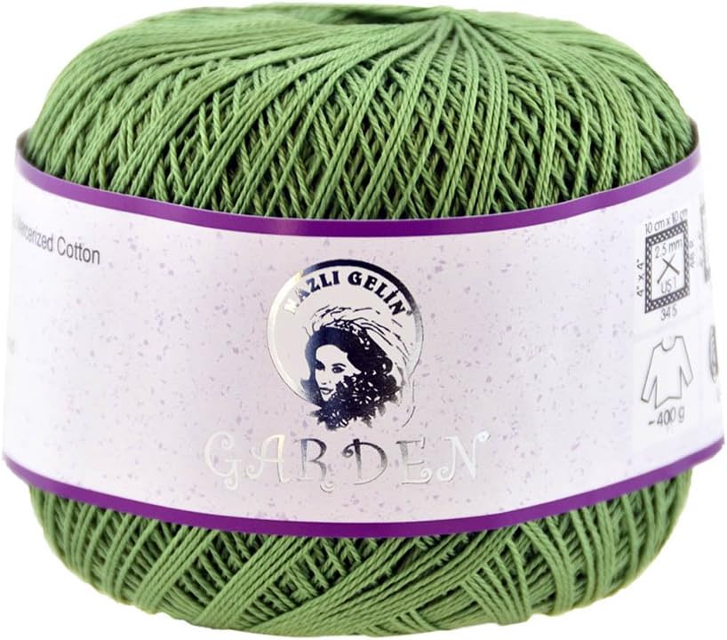 Nazli Gelin Garden 700-47 Yarn, Medium Green by Nazli Gelin