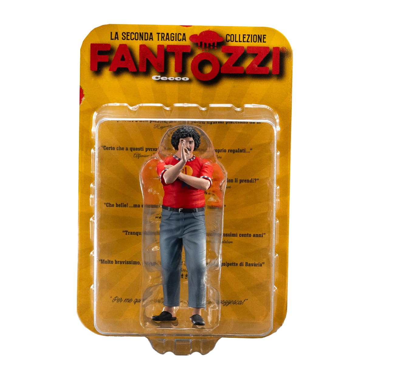 FANTOZZI - il panettiere Cecco lo scfilatino specialo - Scena Film - Statua Figura da Collezione in PVC - altezza 12cm