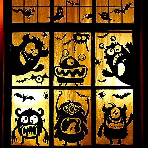 Halloween Window Clings Decorations Halloween Window