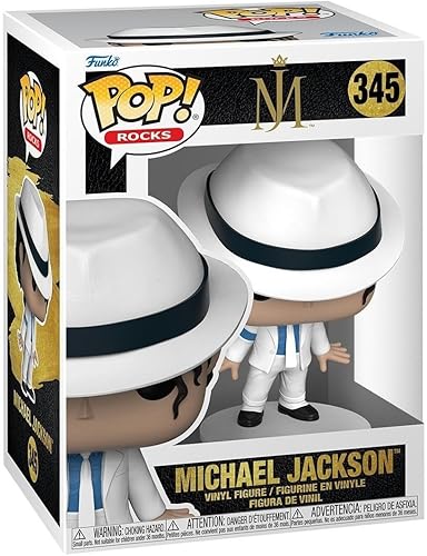 Funko Pop! Rocks Michael Jackson - Smooth Criminal - Figura de vinilo coleccionable - Idea de regalo - Producto oficial - para niños y adultos -