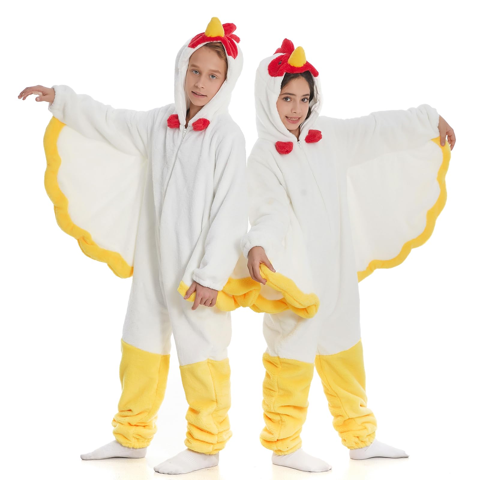 Flannel Fleece Child Onesies – Fuzzy Onepiece Hood Costume - Blanket Sleep