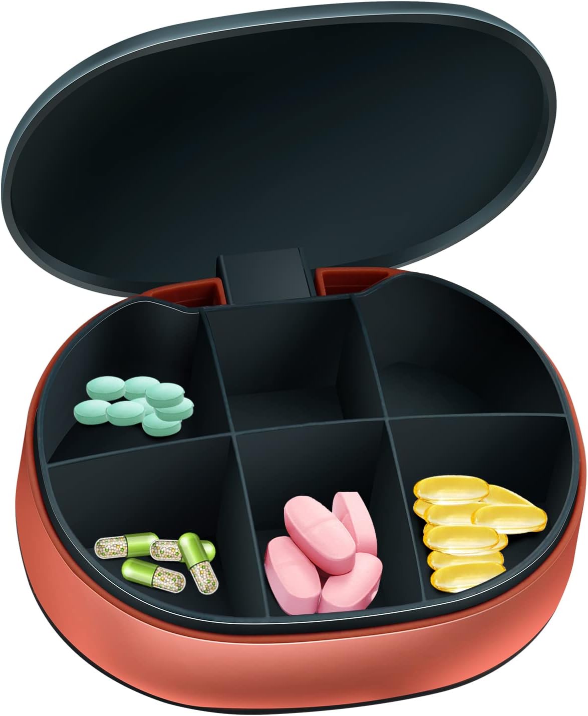 Pill Box Travel Pill Case Portable Pill Organizer Small Pill Boxes
