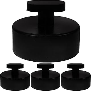 Uonlytech 4pcs car jack floor jack rubber pad jack pad adapter bottle jack pad jack stand rubber pads vehicle