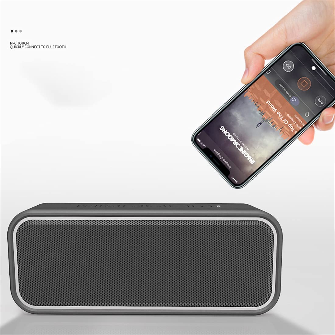 Altoparlante Bluetooth, Altoparlanti Wireless Portatili, IPX7 Impermeabile, All'aperto, Portatile, Doppio Accoppiamento, Bluetooth 5.0, Bassi in Forte Espansione, per All'aperto, Campeggio