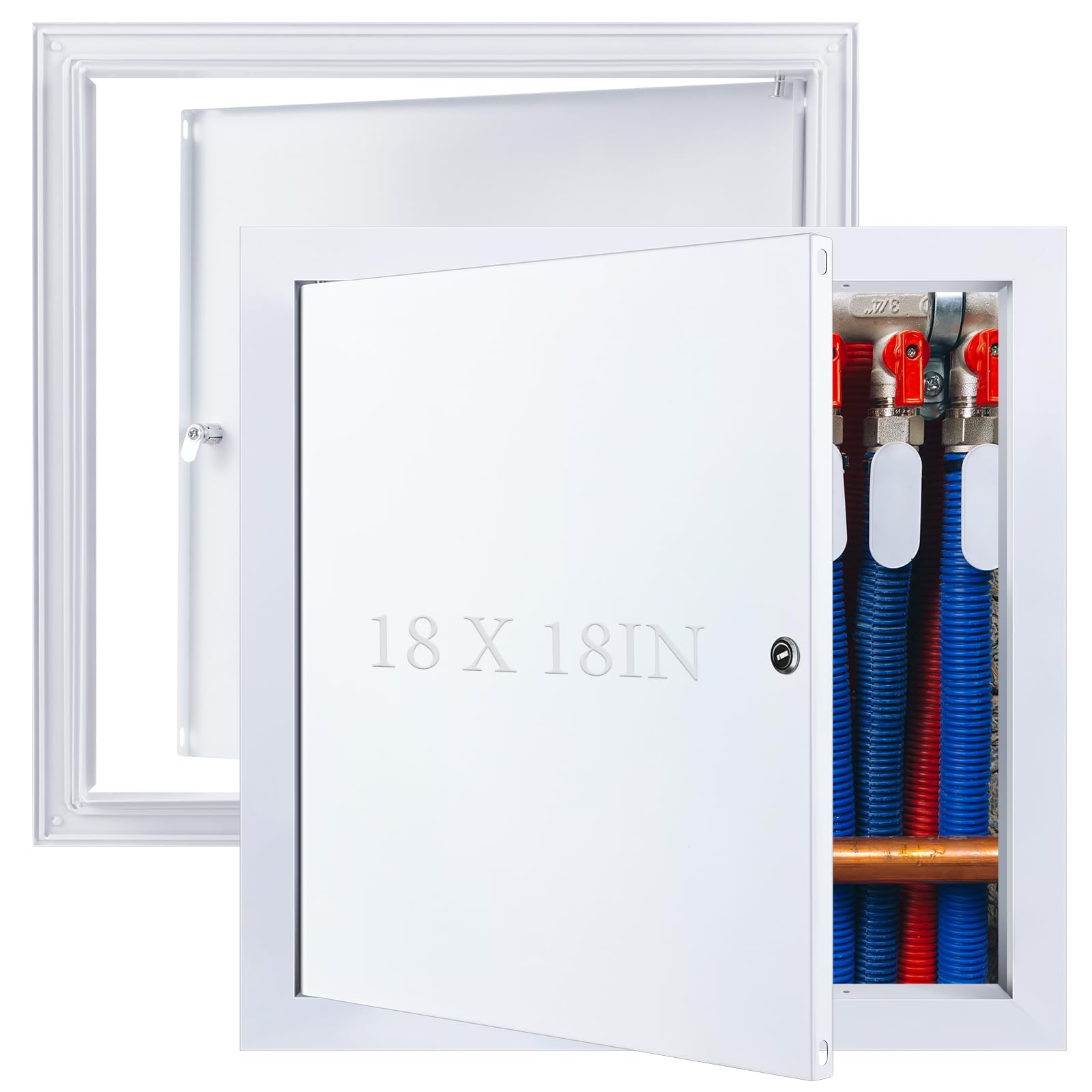 Gisafai 18 x 18 Inch Metal Access Panel for Drywall Ceiling Attic Door Plumbing Wall Access Doors Electrical Panel Cover Heavy Duty Wall Hole Cover,