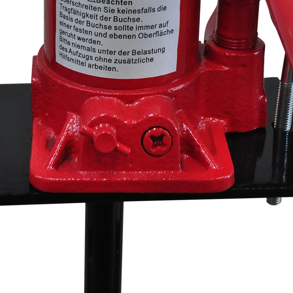 Prensa hidráulica de taller de 6 toneladas, 255 mm de ancho de trabajo, 130 mm de carrera, travesaños ajustables en 2 posiciones, para cojinetes de cojinetes, articulaciones esféricas, garaje