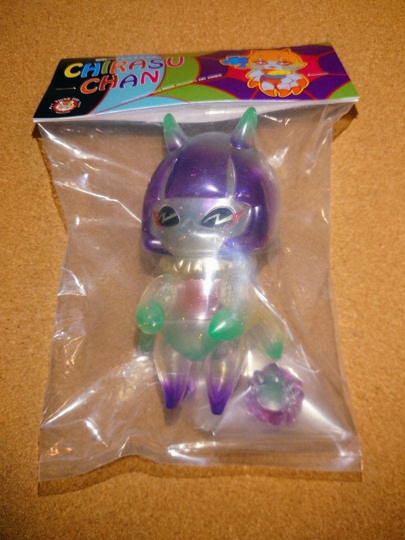 蜘蛛の子ちらすちゃん ソフビ 貴重！ 蜘蛛の子ちらすちゃん ブルー