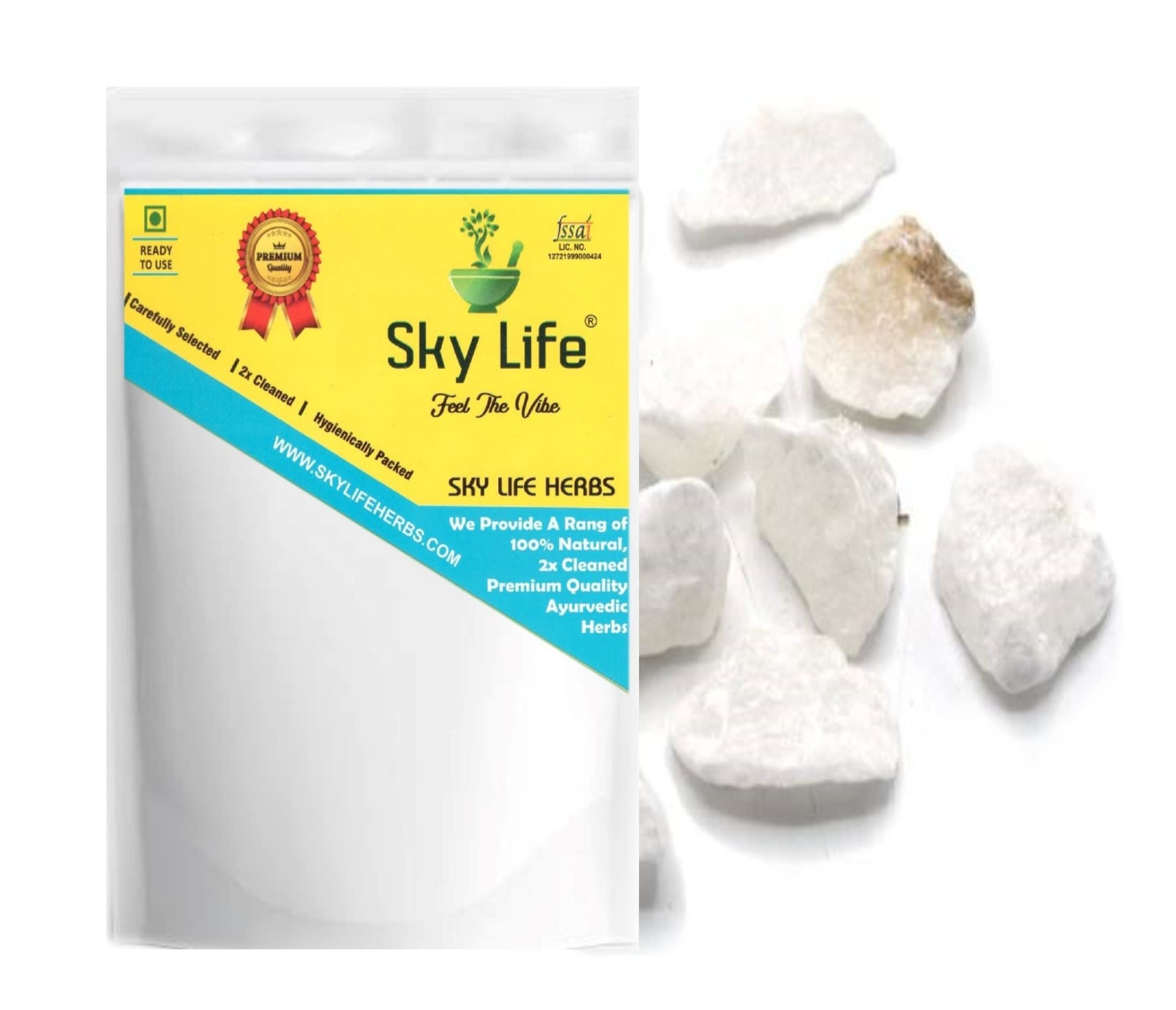 Sky Life ® Chuna - Lime Stone - Chuna Stone - 400Grm