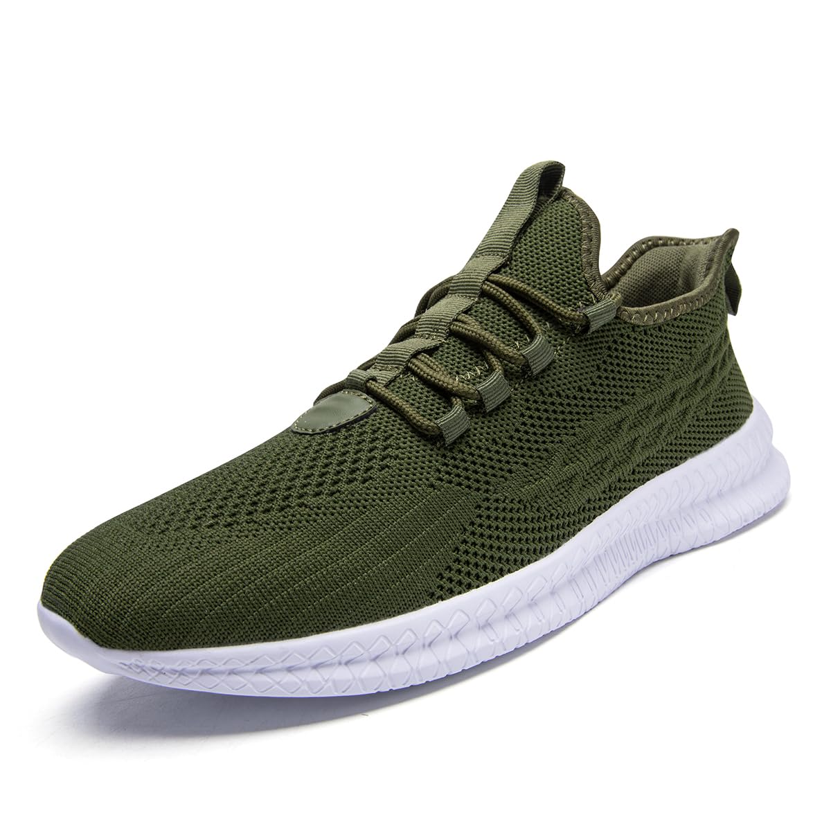Mens Running Shoes Slip On Walking Sneakers Tennis Gym Shoes Casual Road Fashion Breathable Lightweight Workout Sport