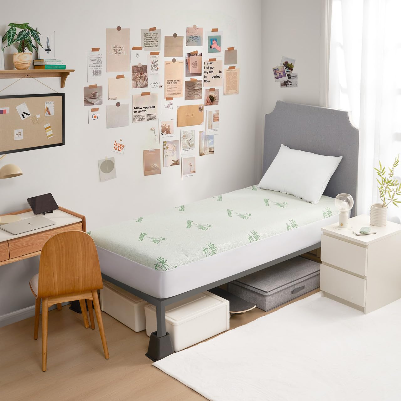 Twin XL Dorm Mattress Cover - Comfort Fitted