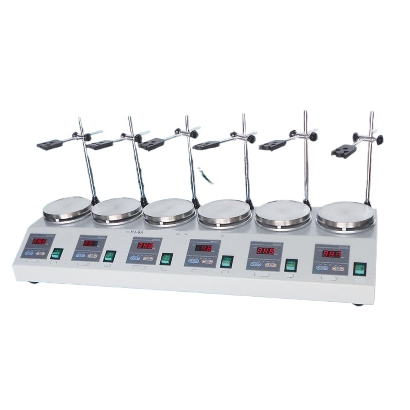 Agitatore Magnetico Multi Link 2/4/6A Riscaldamento Quadruplo Digitale,per laboratorio(HJ-6A)
