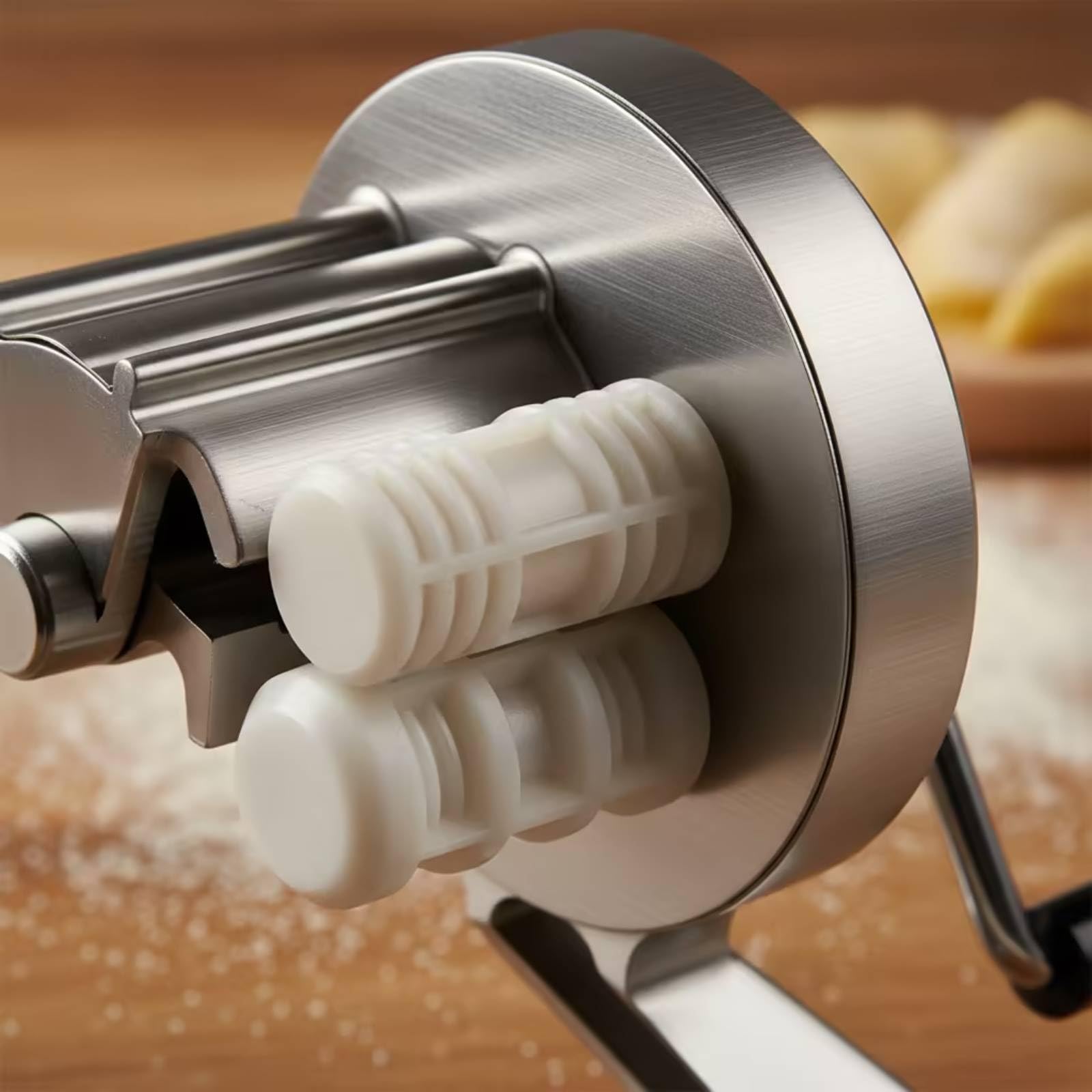 rockible Máquina Pasta Manual Metálica Fabricador Pasta Palanca para Cocineros Principians, Cocina