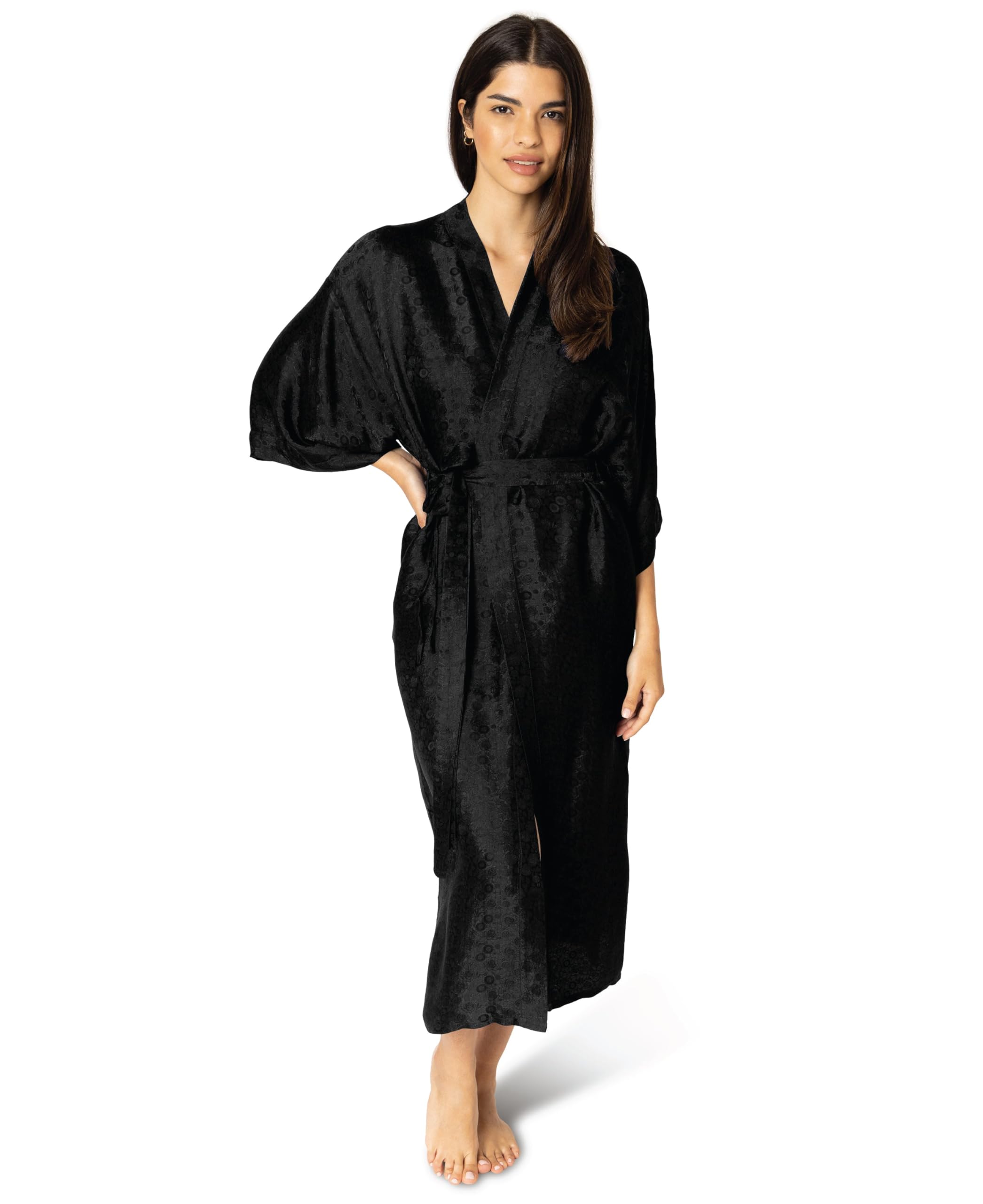 Tara Sartoria Luxury Artisan Silk Robes For Women Washable Natural Mulberry Silk Jacquard