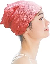 エアーかおる プチターバン ヘアバンド ヘアドライタオル コットン 吸水力・速乾性抜群 日本製 髪用タオル ヘアバンド 洗顔 髪の毛 タオル 速乾・吸水 (ローズ)