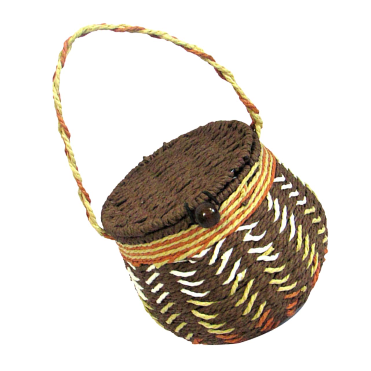 Cabilock 2pcs Rattan Box Snack Basket Egg Storage Basket Wedding Basket Tea Leaf Basket Vegetables Basket Wine Basket Wicker Woven Basket Wicker Bread Basket Fruits Basket Paper Rope