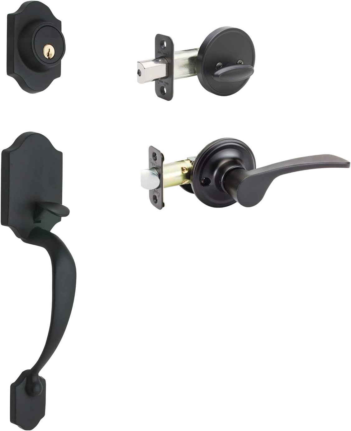 Copper Creek HZ2610xKLL-BC Handleset, Black Copper Creek HZ2610xKLL-BC Handleset, Black