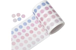 YUBBAEX Morandi Pastel Dot Stickers for Planners and Scrapbooking