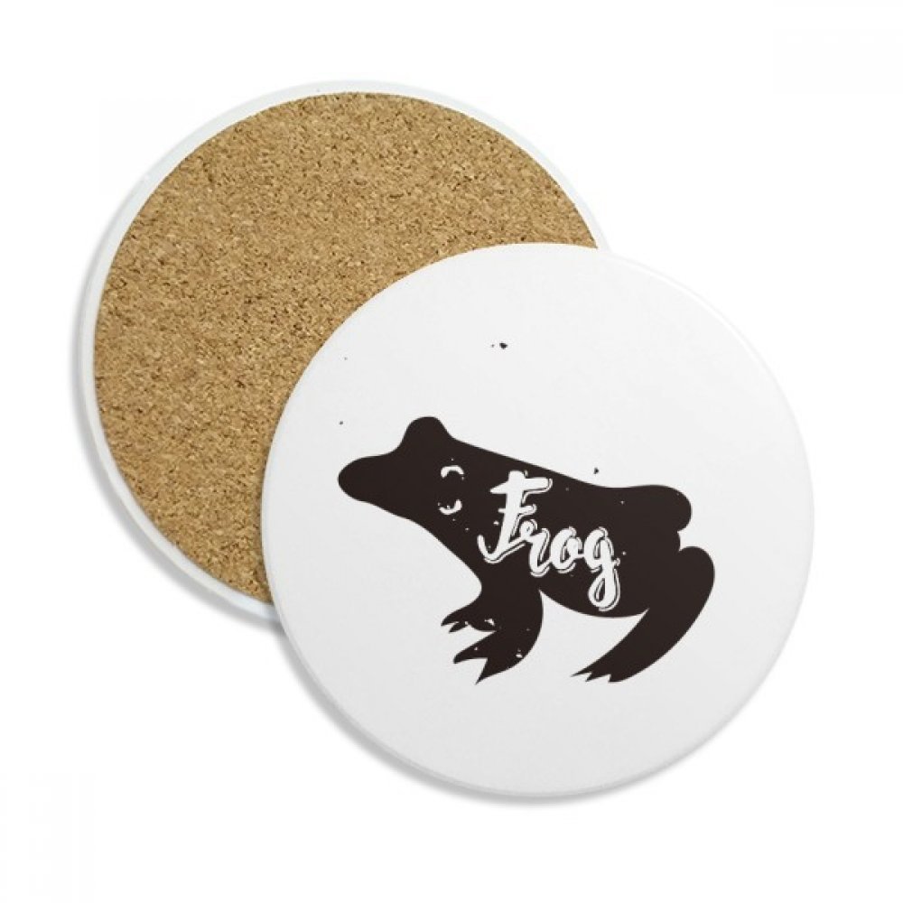 Coaster en céramique grenouille pour stopper les taches d'eau et protéger vos meubles