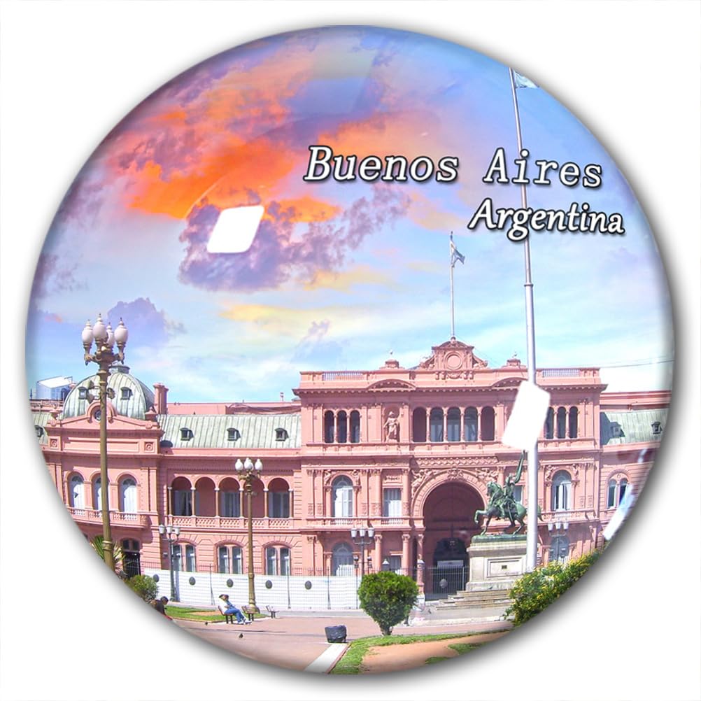 Afghanistan-0001 Argentina Buenos Aires Fridge Magnet Refrigerator Stickers Decorative Magnet Travel Souvenir Glass