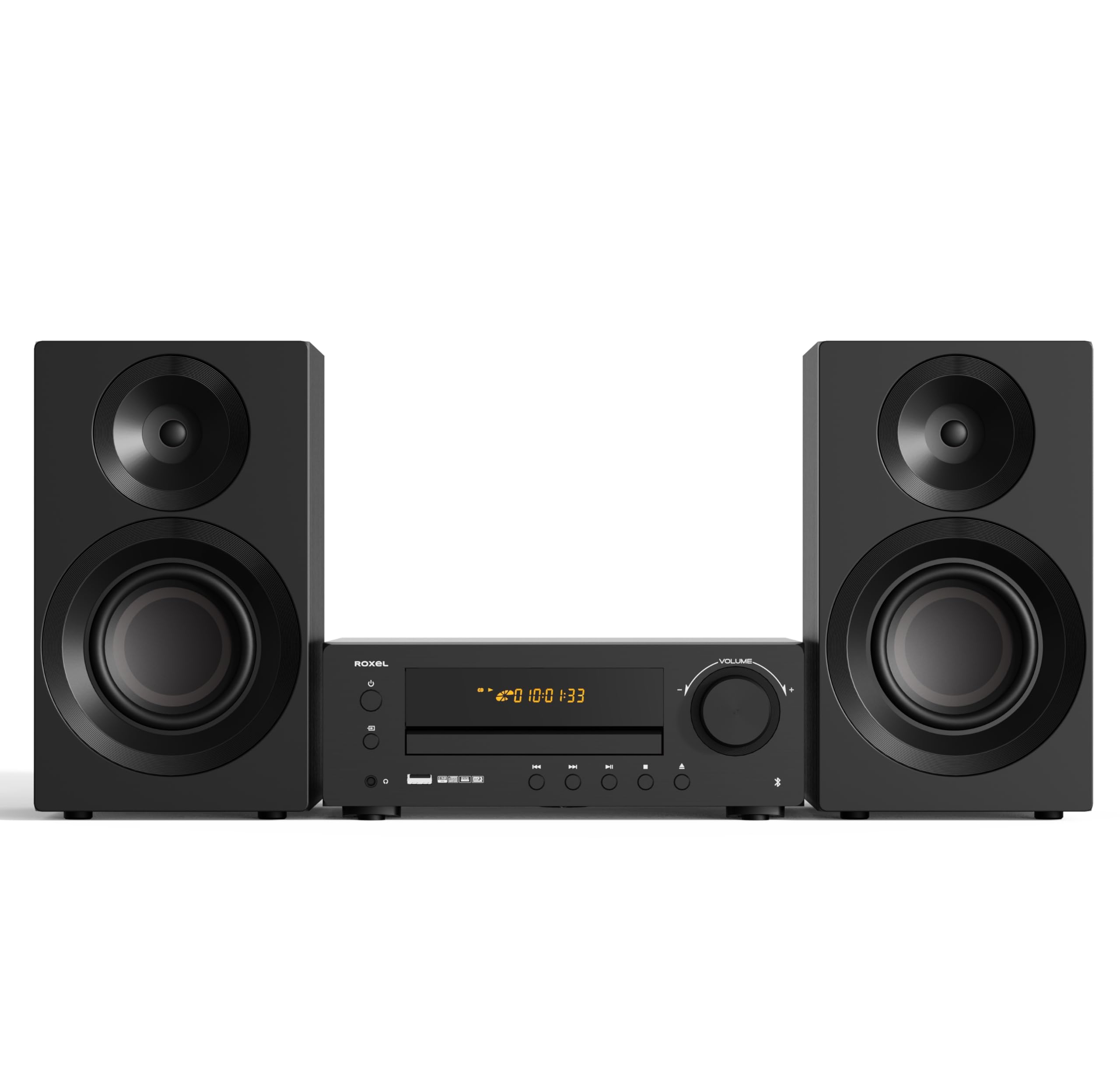 Roxel RCD-260BT Mini Hi-Fi System | All-Region DVD & CD Player with HDMI, Wireless BT Streaming, USB FLAC/WAV/APE/MP3, FM Radio, Optical & Coaxial Inputs, Dual Stereo Speakers, Karaoke, Remote-image-23