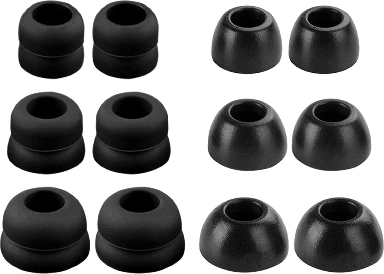 Amazon.com: A-Focus 6 Pairs 【Double Flange & Memory Foam Tips