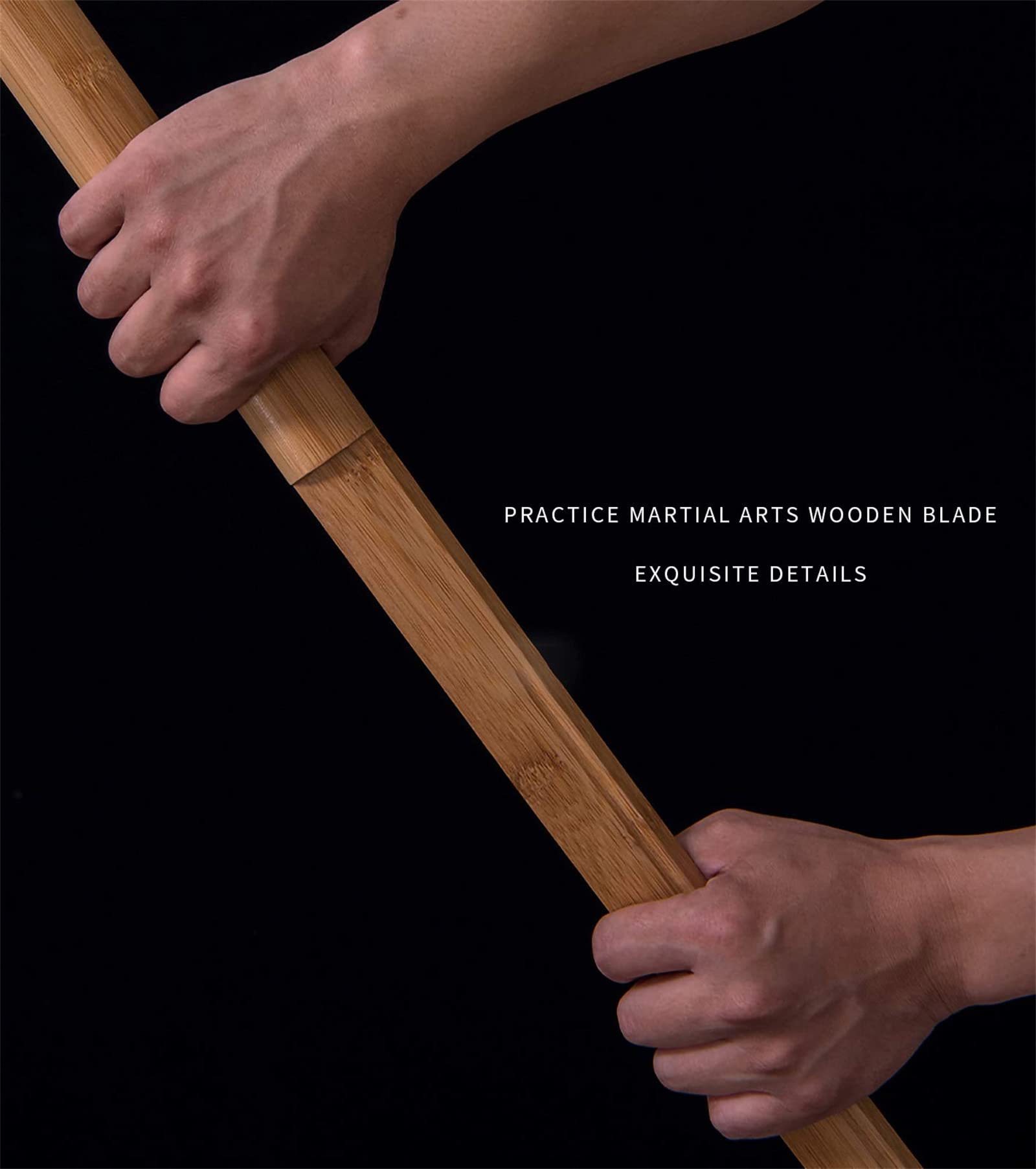 Katana en Bois Bokken Katana Kendo épée Accessoires d'arme en Bois Kendo épée Combat Formation Accessoires de Jeu de rôle Fait à la Main 103 cm
