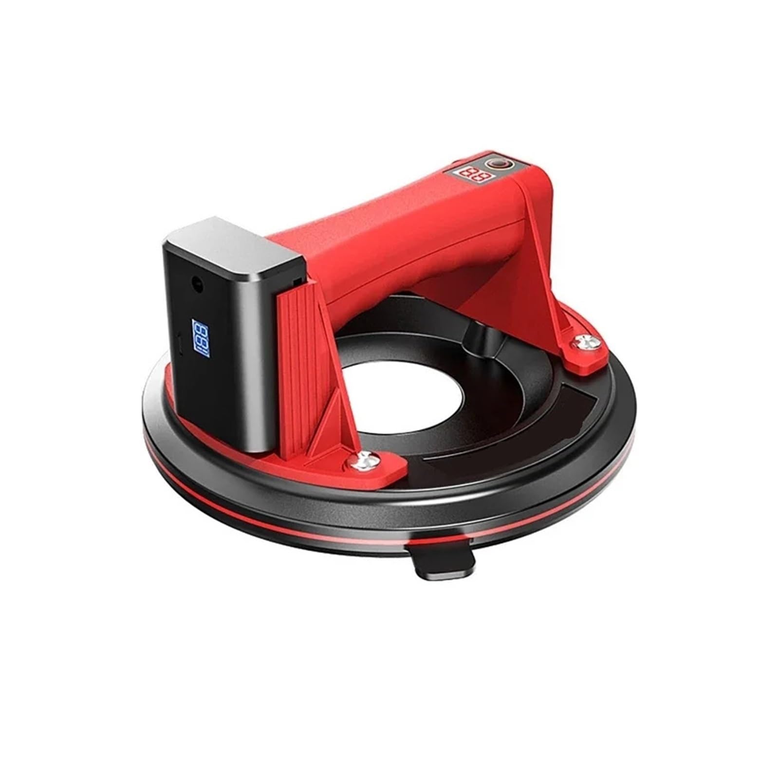 Zklgs Rosso Glass Suction Lifter, 8 Inch 200Kg Strong Electric Vacuum Suction Cup For Glass Lifting Sucker Heavy Duty Vacuum Lifter(Rosso)