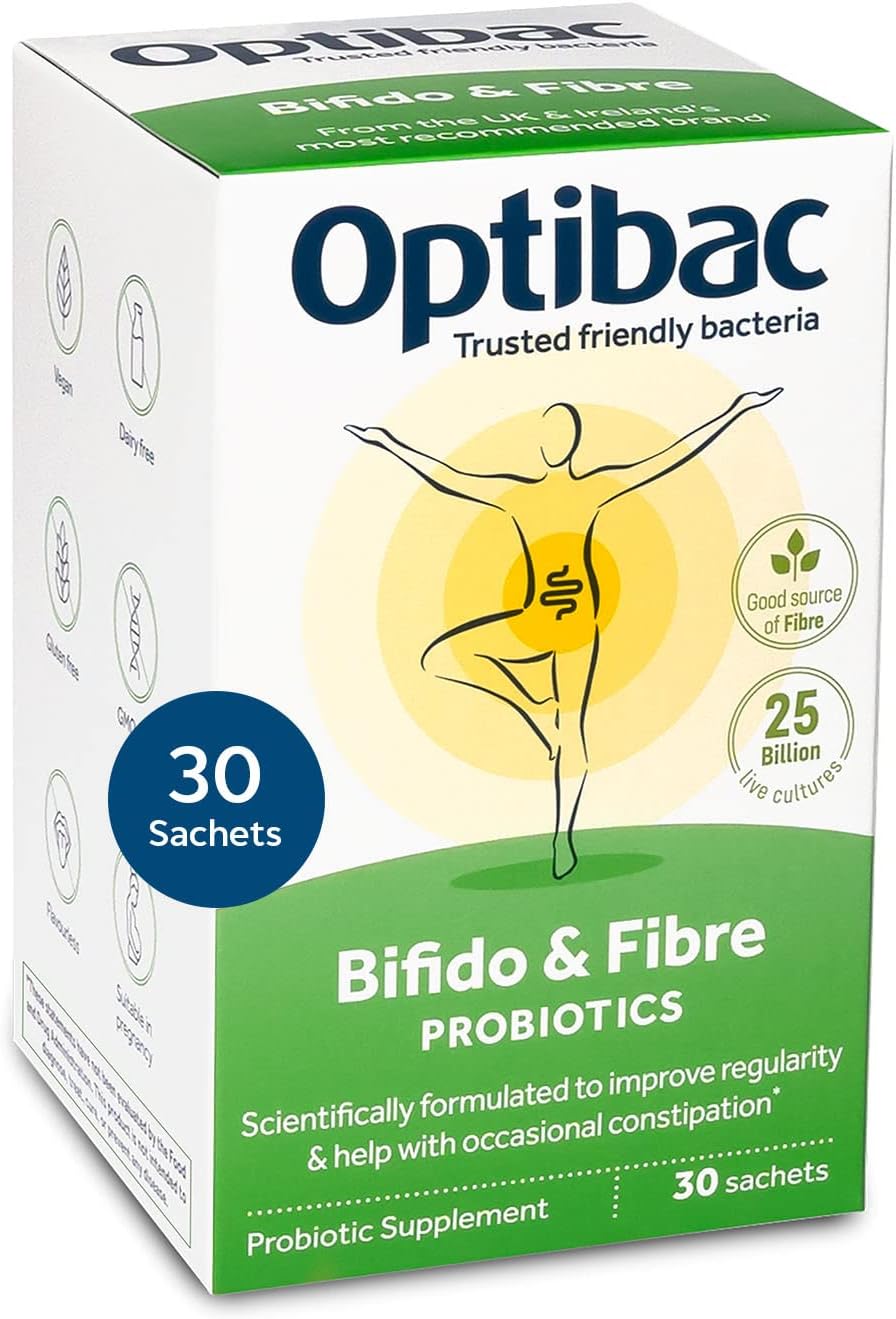Optibac Probiotics Bifido & Fibre - 30 Sachets