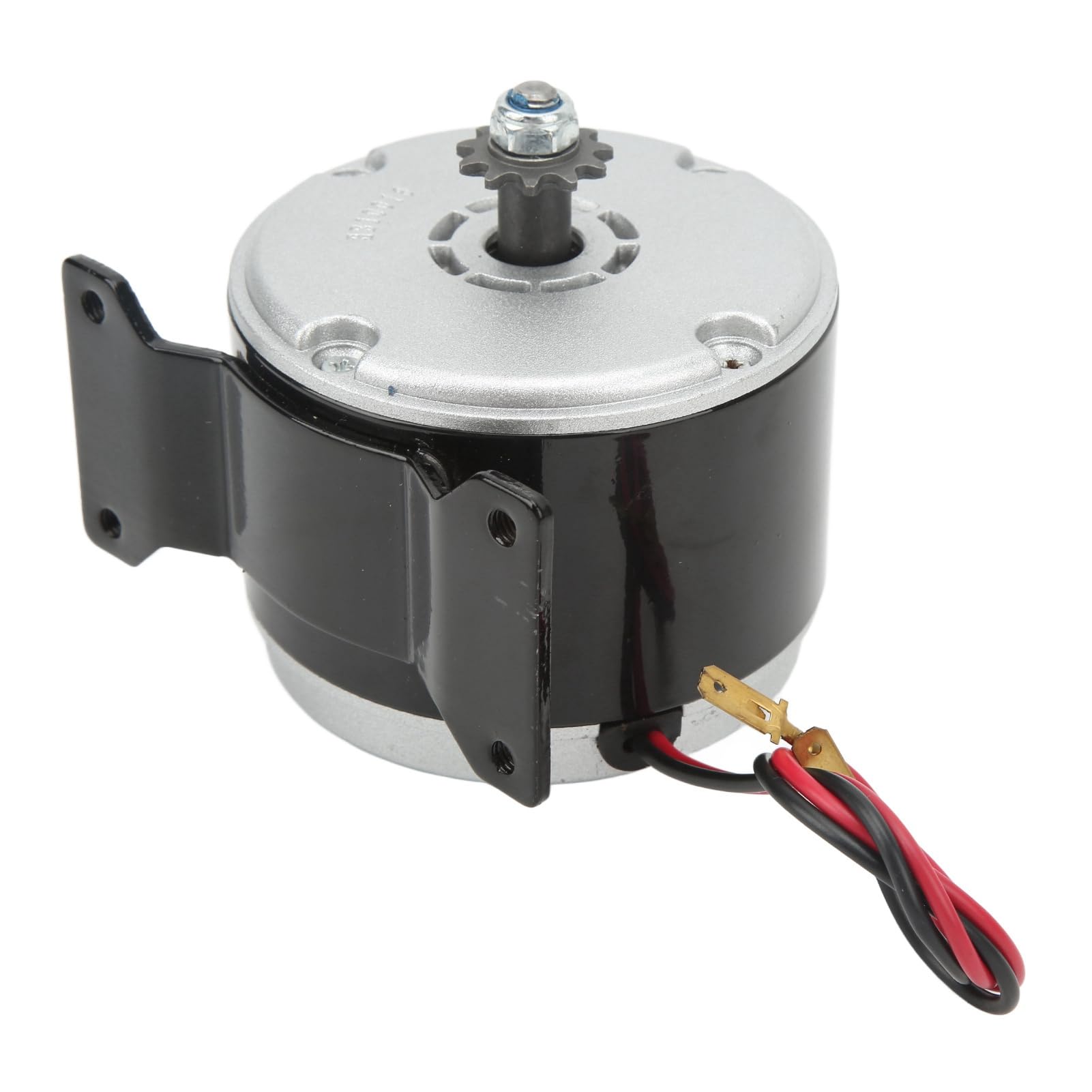 Szczotkowany Silnik Elektryczny, Silnik Prądu Stałego z Magnesem Trwałym 12 V 2750 Obr./min, Duża prędkość, Mocny, z Metalowym Kołem Pasowym, dla Majsterkowiczów Rowery