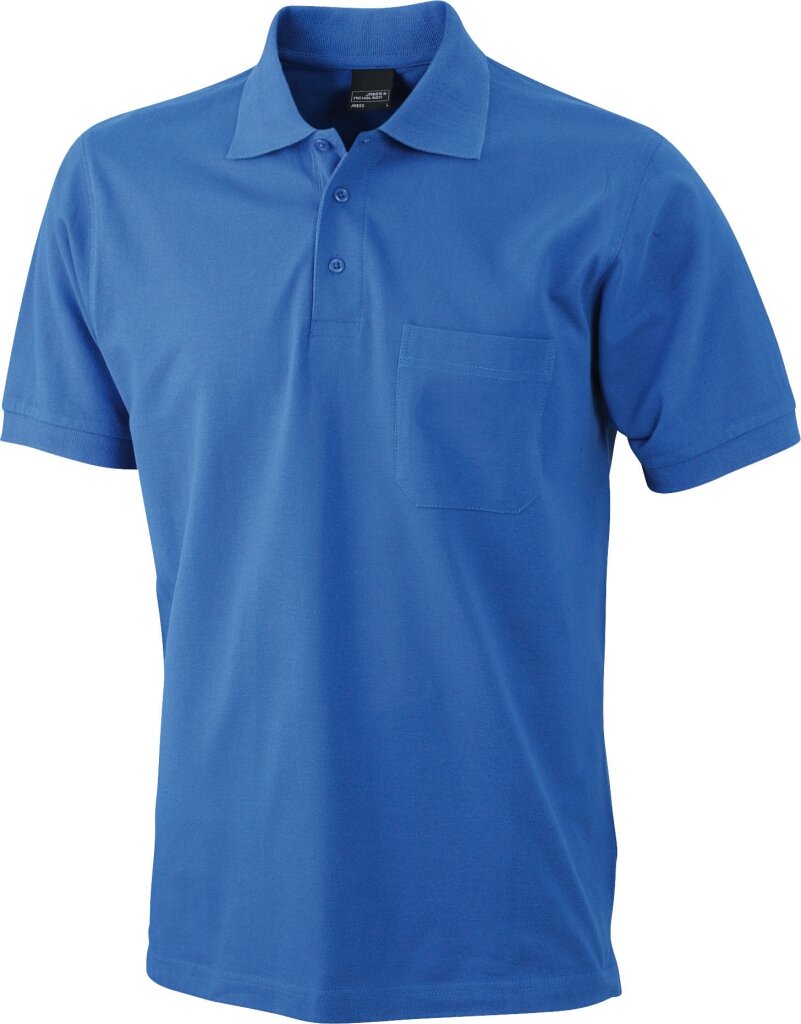 James & Nicholson Men's Royal Classic Polo Shirt With Pocket (L, )