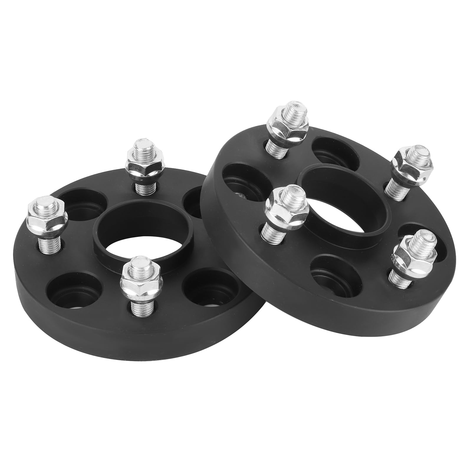 Espaceurs De Roue Aluminium 20mm Eelargisseur de Vvoie 4x100 PCD Filet M12x1,5 Alésage 54,1mm Finition Noire Anodisée Accessoire Amélioration Stabilité Conduite Compatible MX5 Mk1 Et Mk2