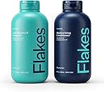 Flakes Anti Dandruff Shampoo and Conditioner Set | Dry, Flaky, & Itchy Scalp Shampoo | Sulfate & Paraben Free for Healthy Hair | Hydrating Shampoo & Moisturizing Conditioner for Scalp Care | 9 fl oz