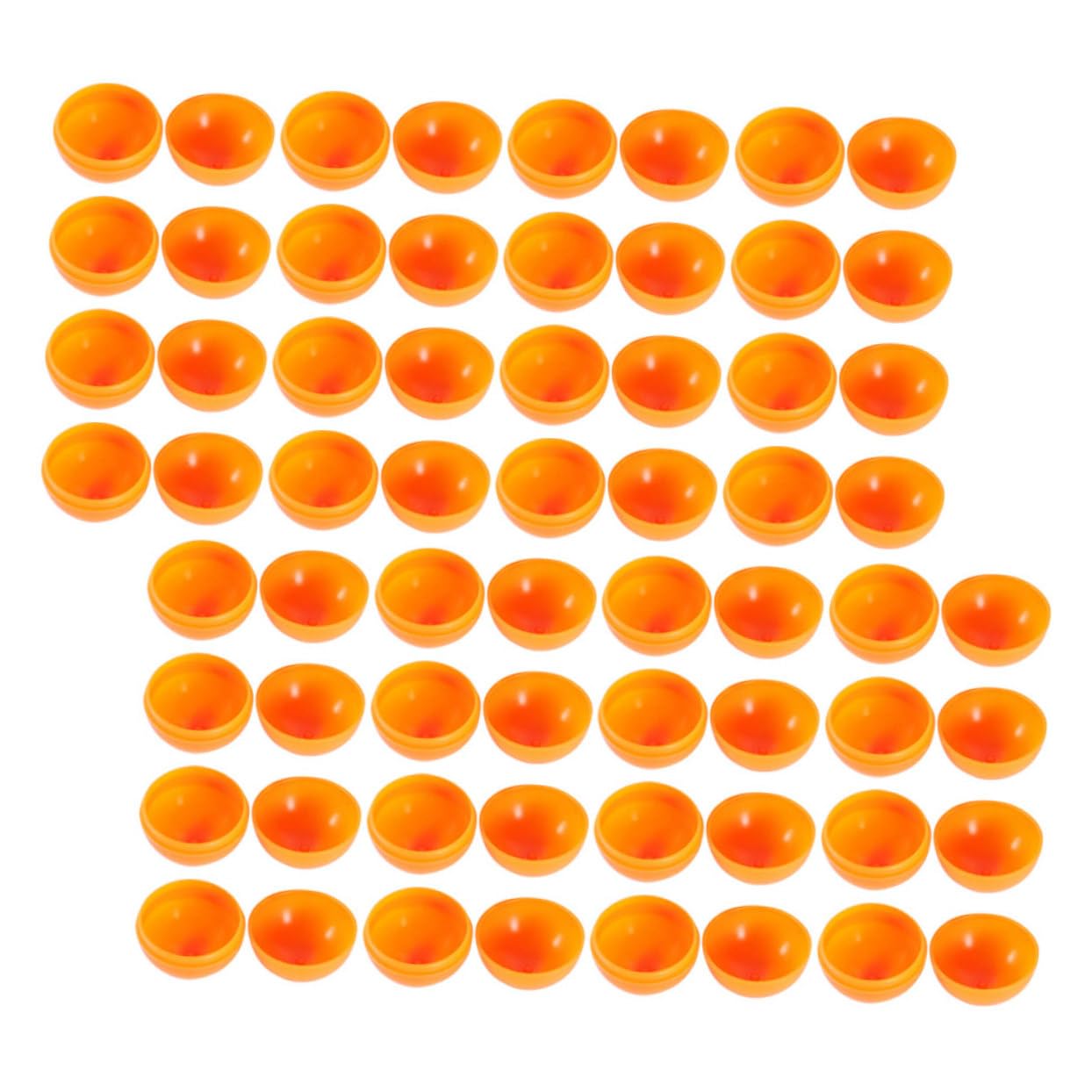 NAMOARLY 50pcs Orange Prize Balls Reusable Pvc Seamless Game Balls for Boys and Girls Party Activity Props