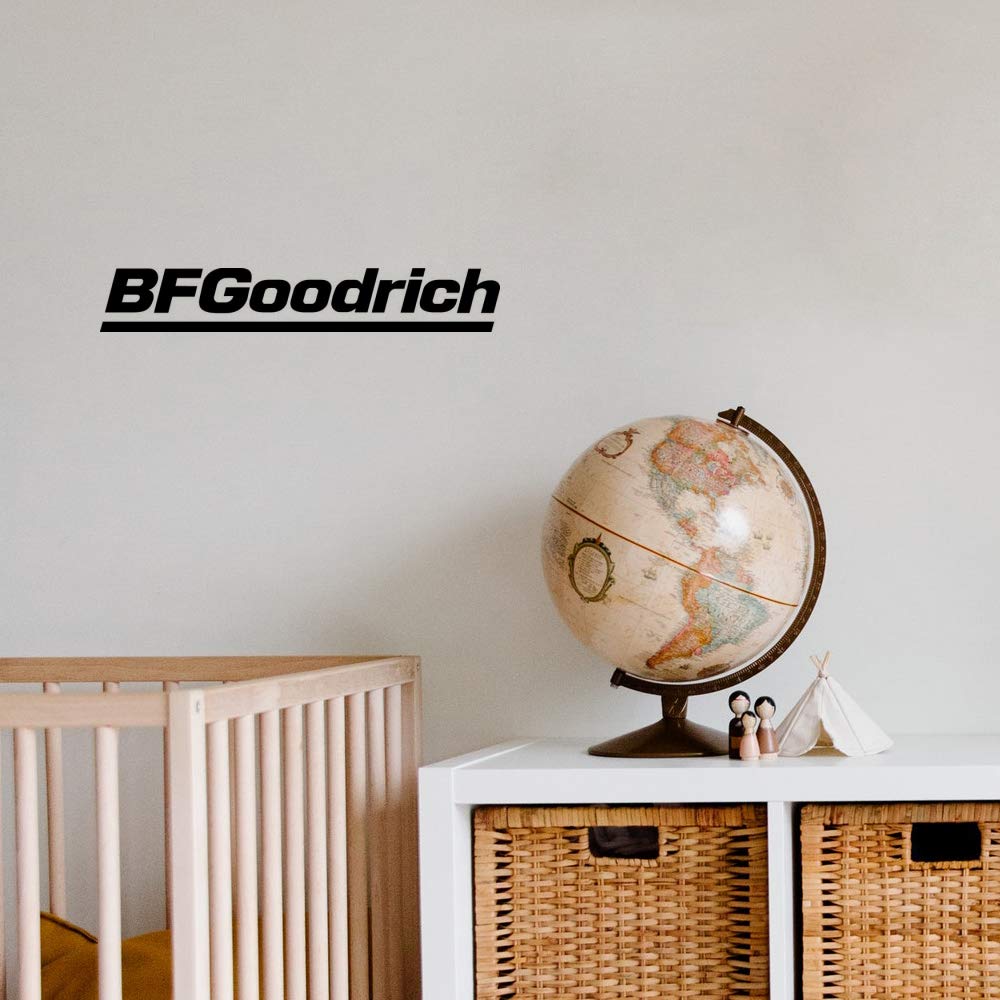 Gadgets Wrap Wall Decals 29CM Wall Stickers Black Color - (BF Goodrich Tires)