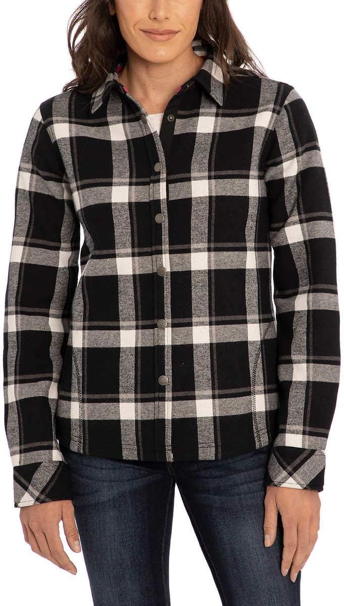 costco orvis flannel shirt jacket