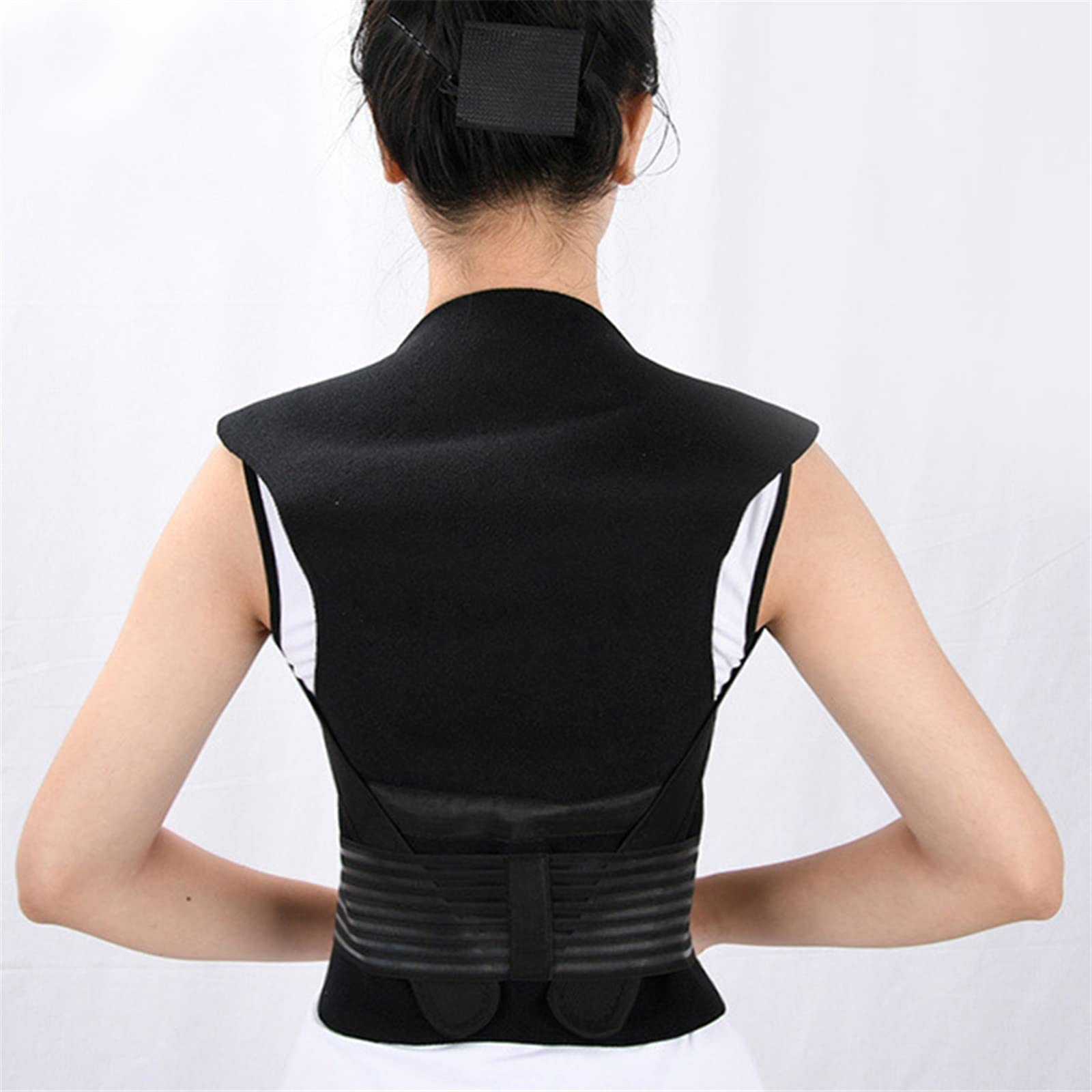 Corrección de espalda, soporte magnético para la espalda, imanes, cinturón terapéutico, faja de cintura, corrección de postura, columna vertebral, espalda, hombros, lumbar, corrección de
