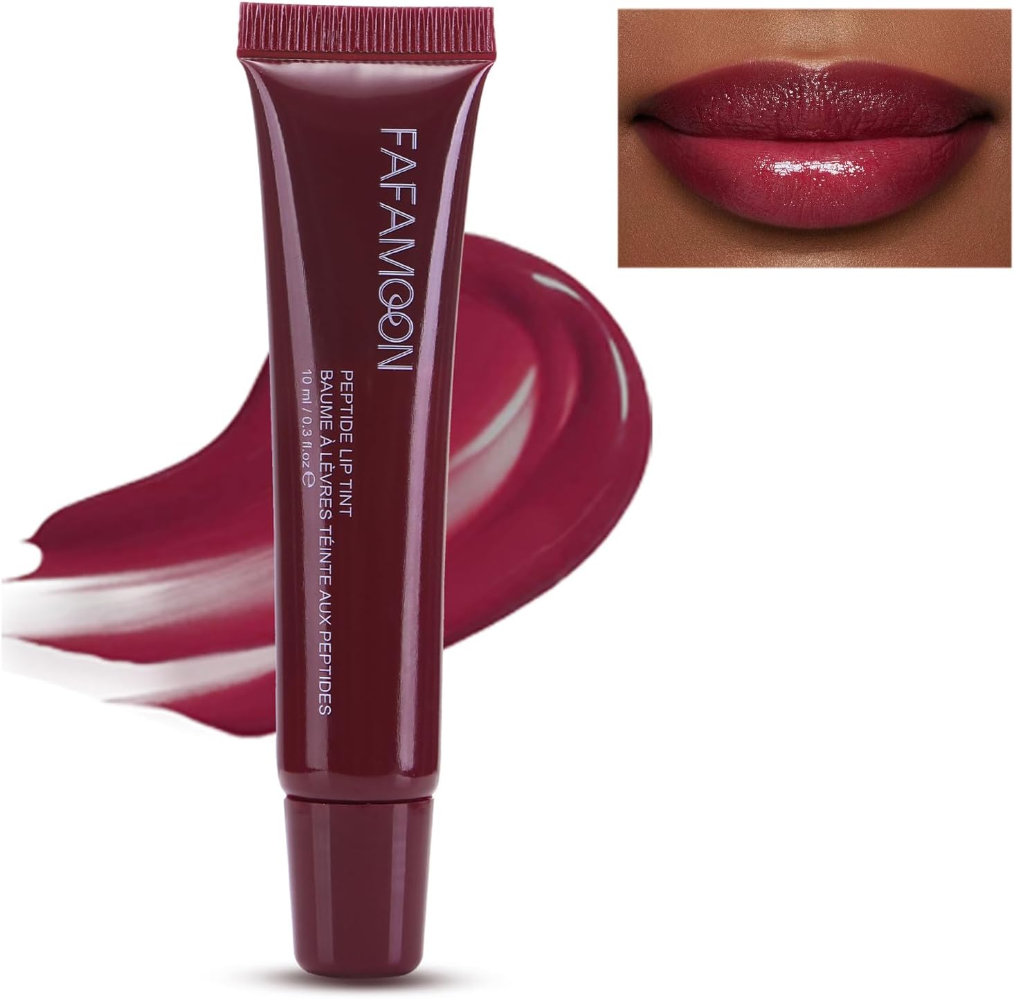 Glowy Balm Plumping Moisturizing for Dry Cracked Lips, Hydrating Mask Butter Nourishing Care Treatment Glossy Finish Non-sticky Tinted (03# Raspberry Jelly)