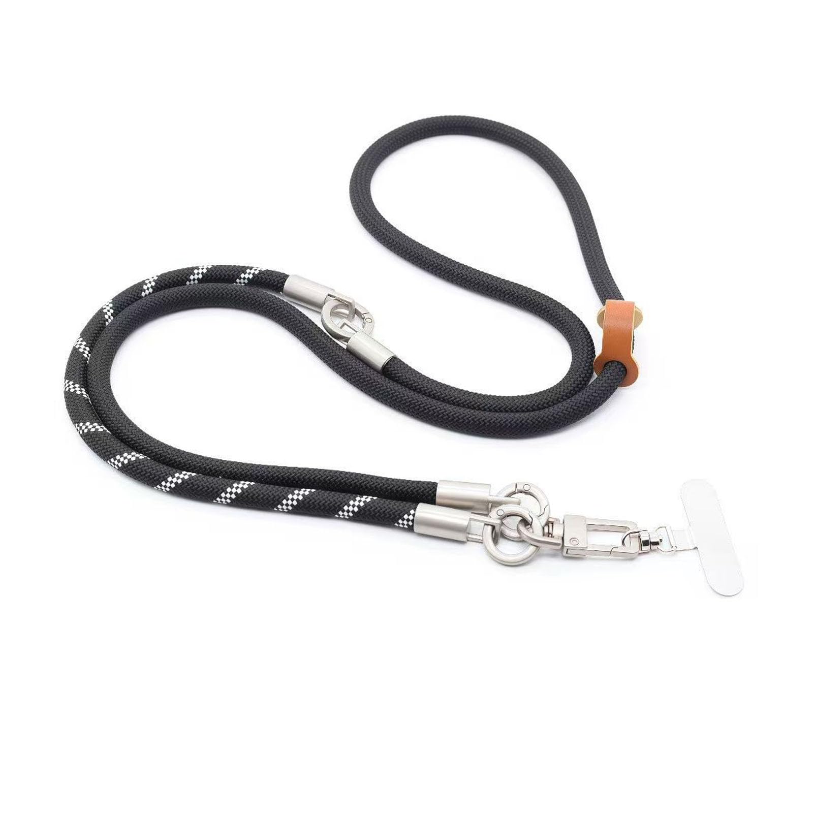 3-in-1 phone lanyard, adjustable crossbody neck wrist strap | 3-in-1 lanyard mode, adjustable nylon strap, with tether tab, crossbody neck wrist, for phone cases
